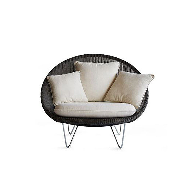 Rattan Chair41.3" L x 33.4" W x  14.4" H  Arms Included Chair