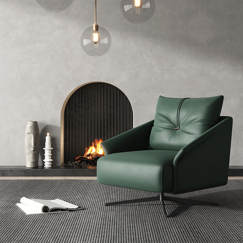 Flared Arm Chair 33.85" L x 29.92"W Swivel Chair for Living Room