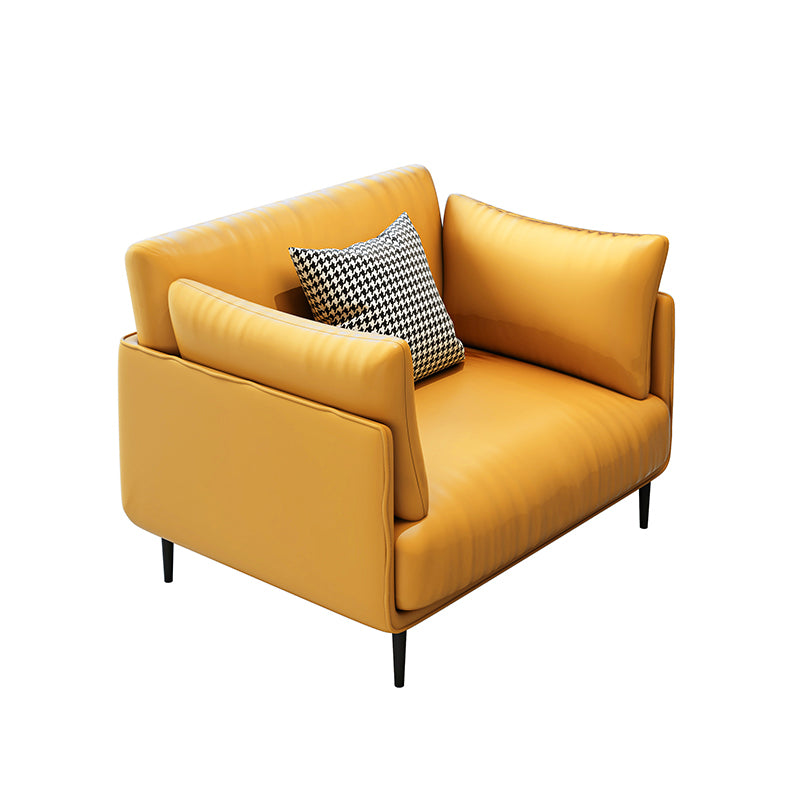 39.37"L x 33.46"W x 33.46"H Contemporary Cushion Back Pillow Top Arms Chair