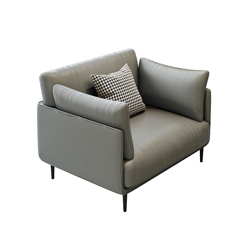 39.37"L x 33.46"W x 33.46"H Contemporary Cushion Back Pillow Top Arms Chair