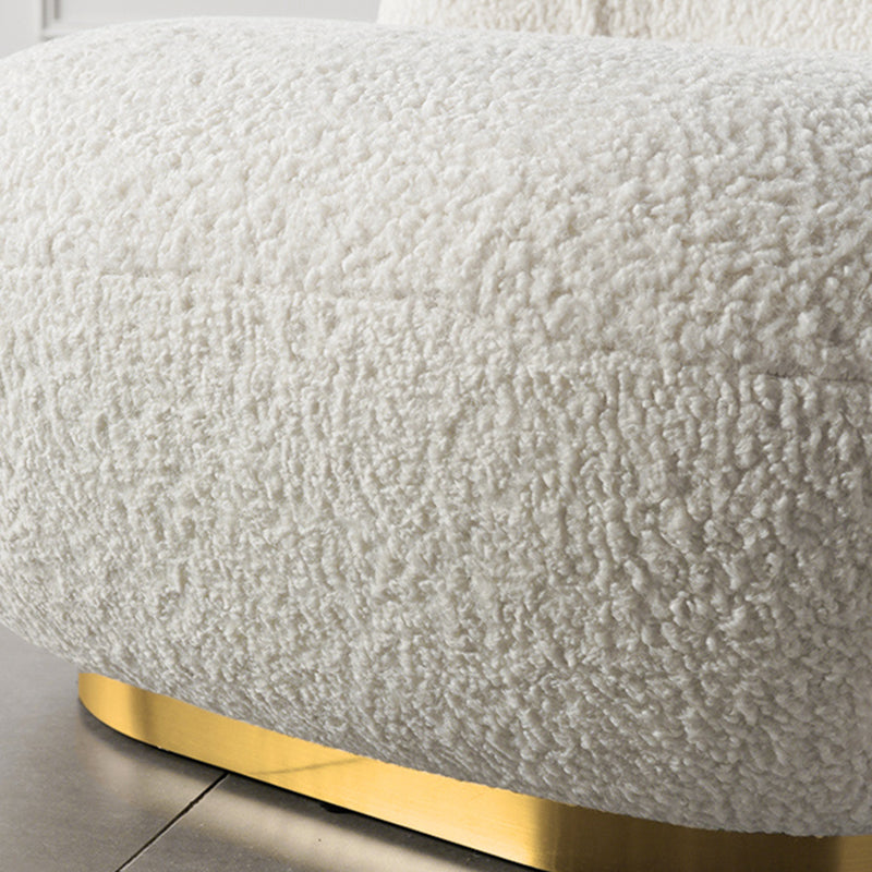 Wool Chair 28.7" L x31.1"W x26.7"H Swivel Chair for Living Room