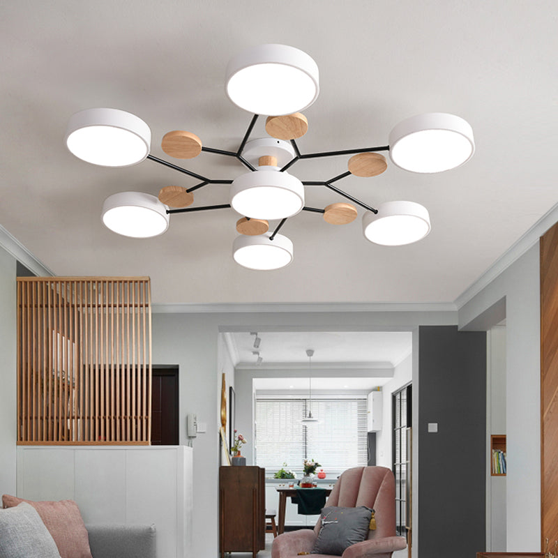 Modern Style Ceiling Light LED Flush Mount Light Fixture for Bedroom