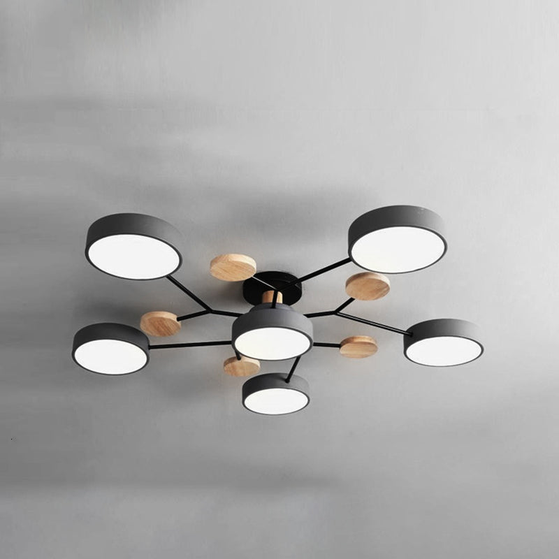Modern Style Ceiling Light LED Flush Mount Light Fixture for Bedroom