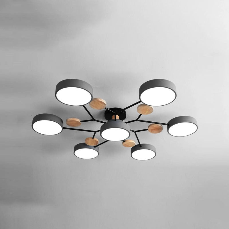 Modern Style Ceiling Light LED Flush Mount Light Fixture for Bedroom