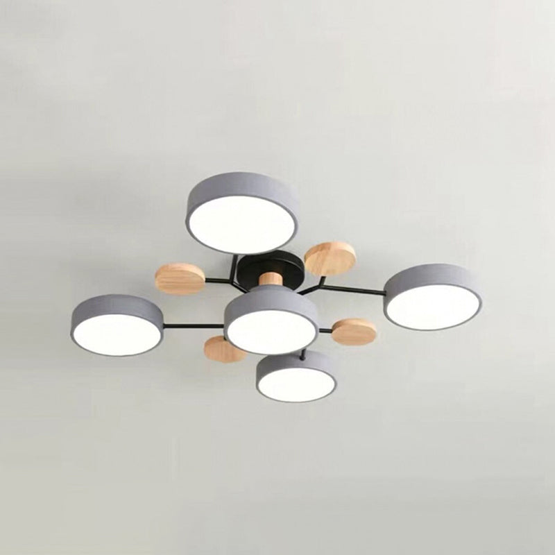 Modern Style Ceiling Light LED Flush Mount Light Fixture for Bedroom