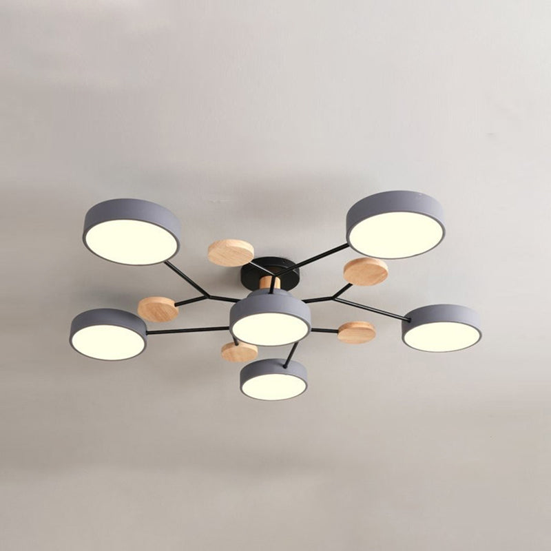Modern Style Ceiling Light LED Flush Mount Light Fixture for Bedroom