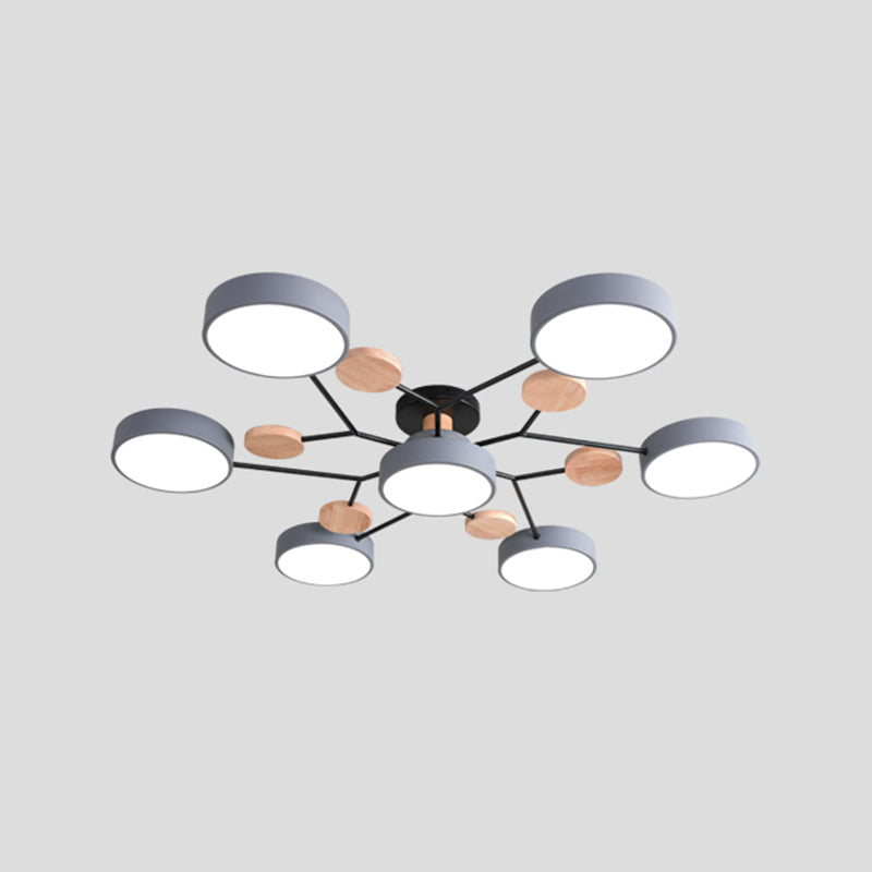 Modern Style Ceiling Light LED Flush Mount Light Fixture for Bedroom