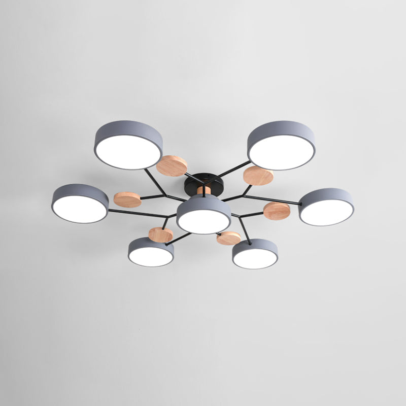 Modern Style Ceiling Light LED Flush Mount Light Fixture for Bedroom