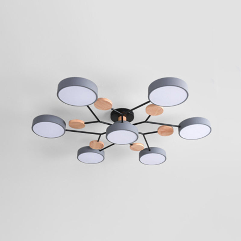 Modern Style Ceiling Light LED Flush Mount Light Fixture for Bedroom