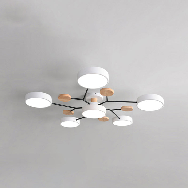 Modern Style Ceiling Light LED Flush Mount Light Fixture for Bedroom