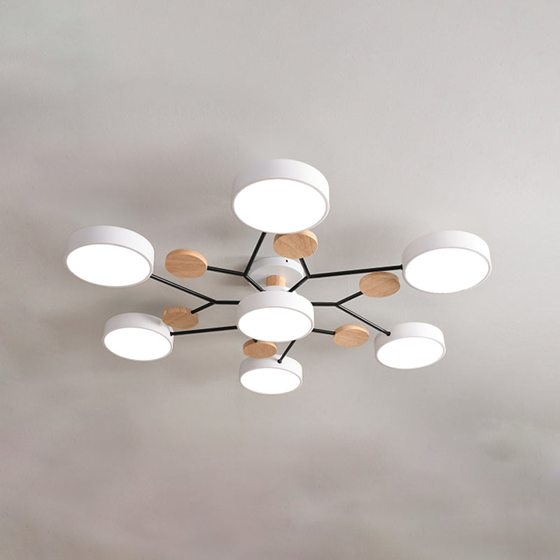 Modern Style Ceiling Light LED Flush Mount Light Fixture for Bedroom
