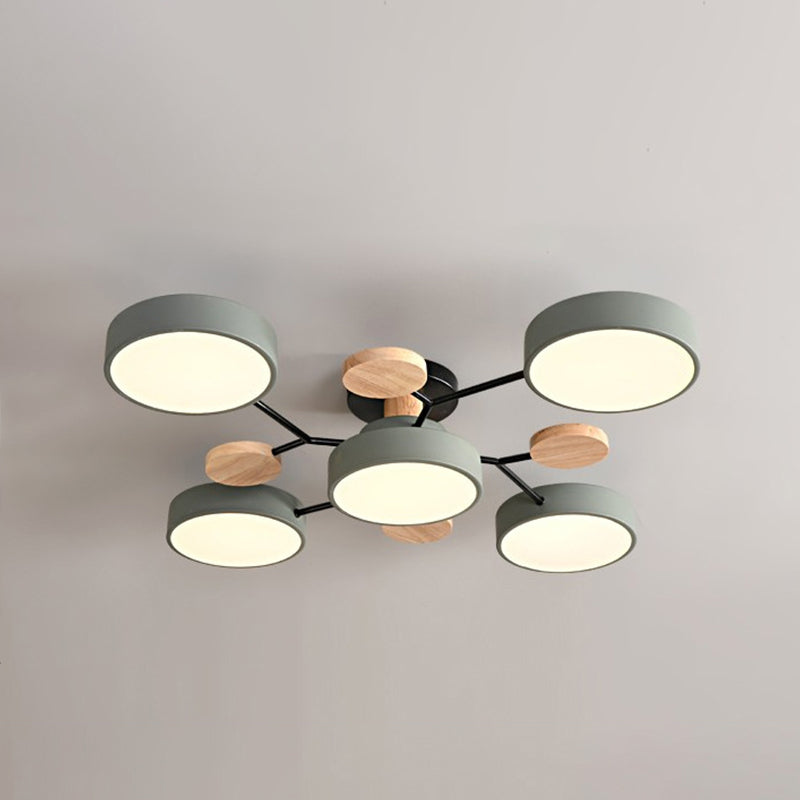 Modern Style Ceiling Light LED Flush Mount Light Fixture for Bedroom