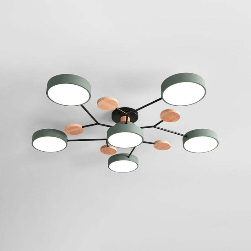 Modern Style Ceiling Light LED Flush Mount Light Fixture for Bedroom