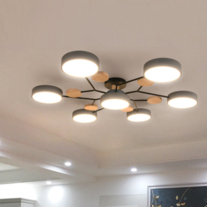 Modern Style Ceiling Light LED Flush Mount Light Fixture for Bedroom