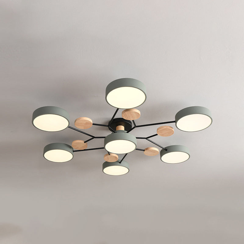 Modern Style Ceiling Light LED Flush Mount Light Fixture for Bedroom