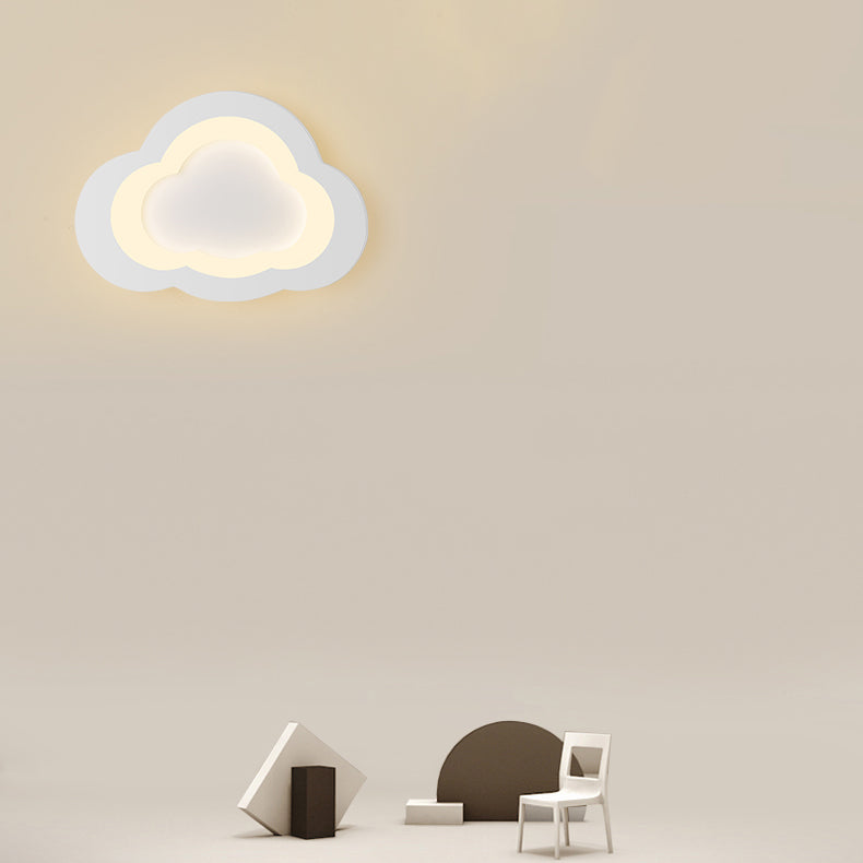 Metal Cloud Wall Mounted Lamps Modern Style 1 Light Wall Mount Lighting