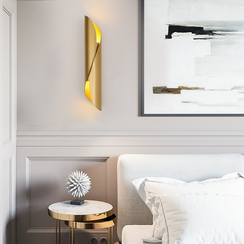 Postmodern Metal Shade Wall Mounted Lamp Simplicity Wall Sconce for Sitting Room