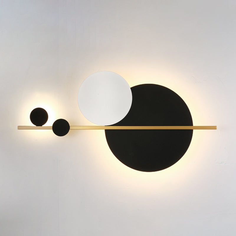Geometry Shape Metal Wall Lights Modern Style Wall Mounted Lamps