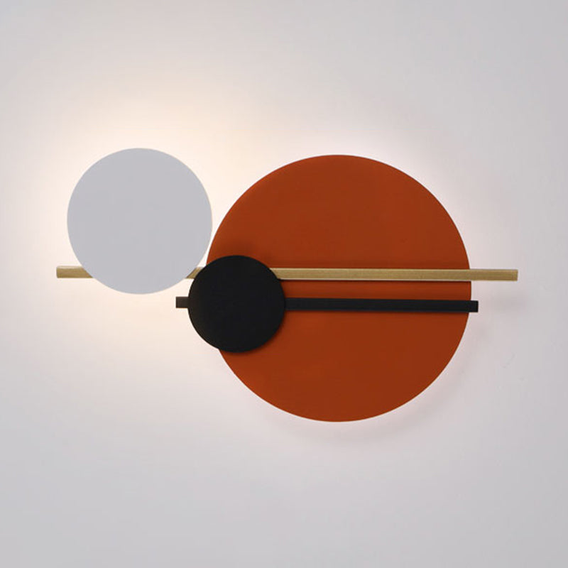 Geometry Shape Metal Wall Lights Modern Style Wall Mounted Lamps