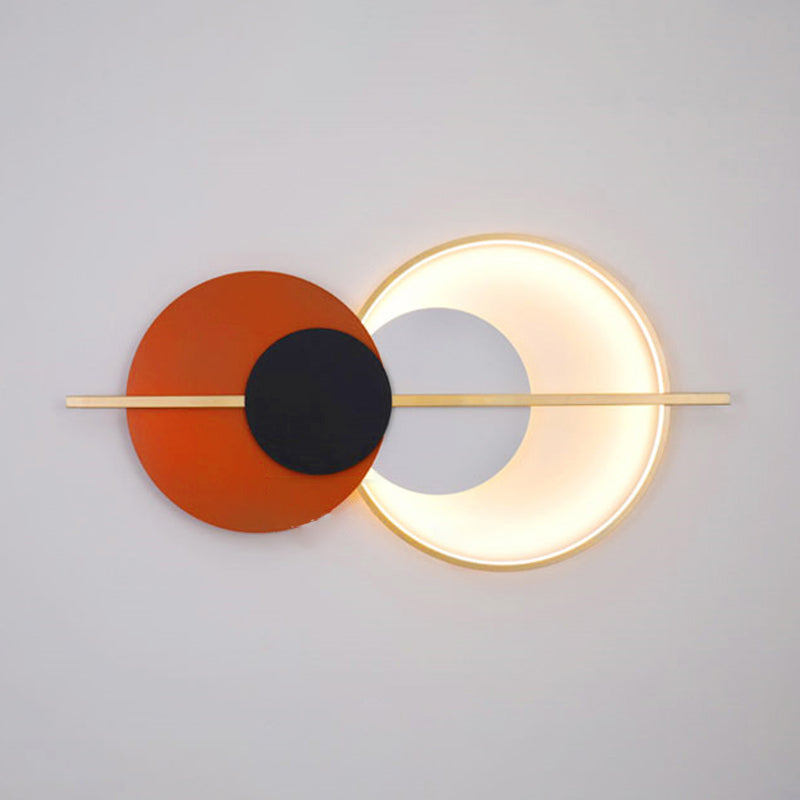 Geometry Shape Metal Wall Lights Modern Style Wall Mounted Lamps