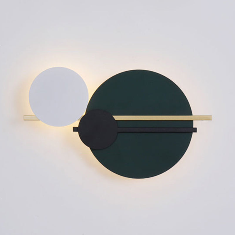 Geometry Shape Metal Wall Lights Modern Style Wall Mounted Lamps