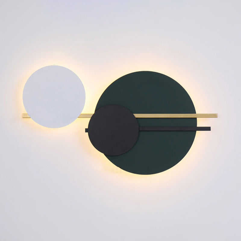 Geometry Shape Metal Wall Lights Modern Style Wall Mounted Lamps