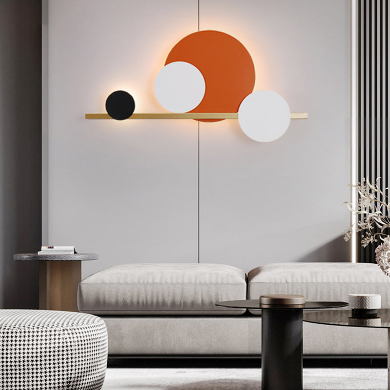 Geometry Shape Metal Wall Lights Modern Style Wall Mounted Lamps