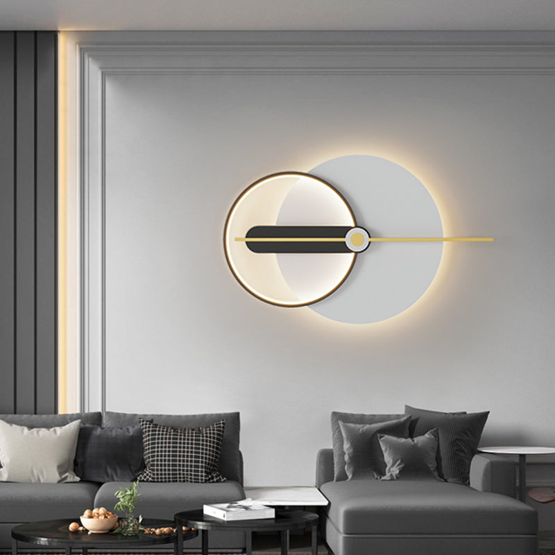 Geometry Shape Metal Wall Lights Modern Style 2 Light Wall Sconce Lights