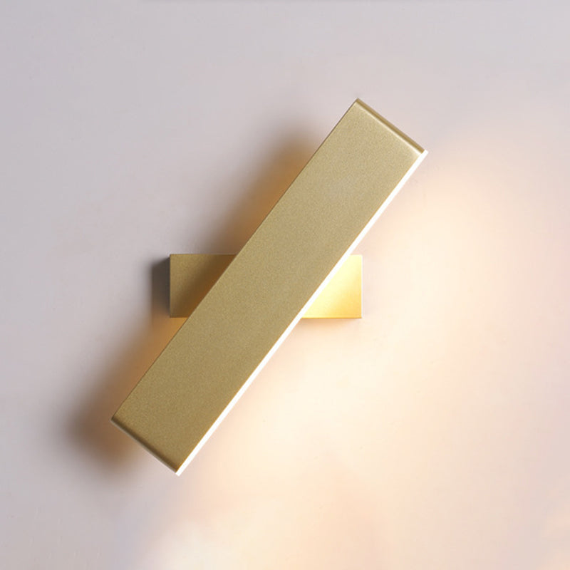 Modern Simple Wall Light Rectangle Shape Wall Lamp with Acrylic Shade for Bedroom