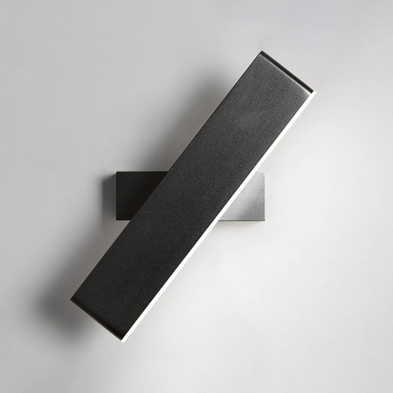 Modern Simple Wall Light Rectangle Shape Wall Lamp with Acrylic Shade for Bedroom