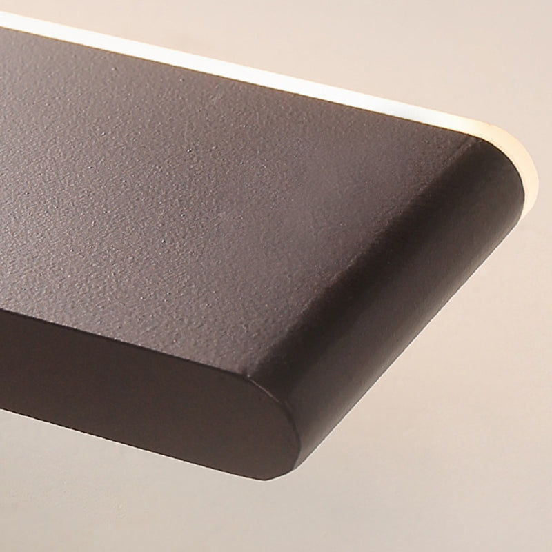 Modern Simple Wall Light Rectangle Shape Wall Lamp with Acrylic Shade for Bedroom