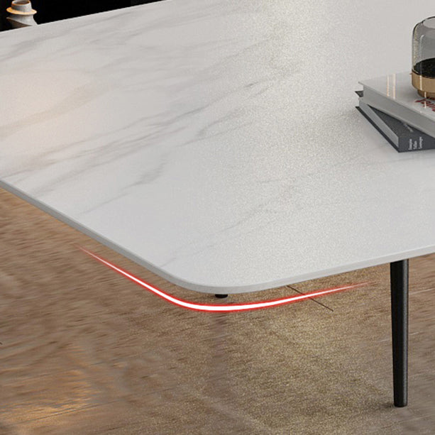 Modern Rectangle Dinette Set 1/2/5/7 Pieces Dining Table Set with Sintered Stone Top
