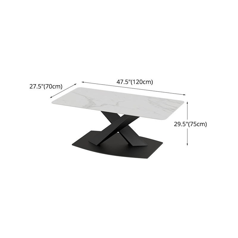 Modern Rectangle Dinette Set 1/2/5/7 Pieces Dining Table Set with Sintered Stone Top