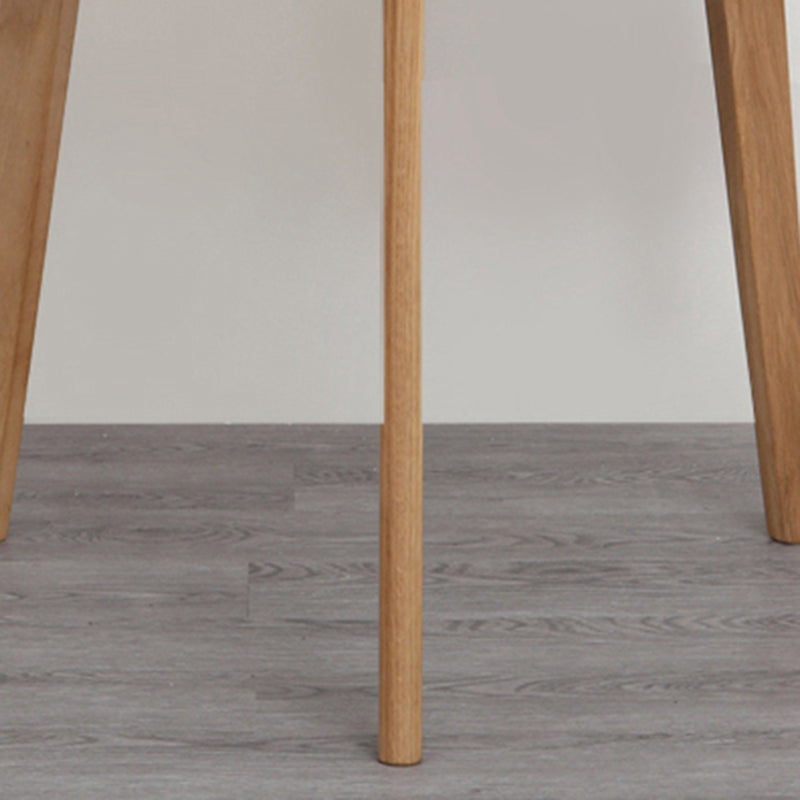 Modern Brown in Solid Wood Table Rectangle Dining Table for Kitchen