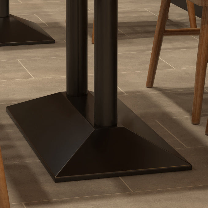 Industrial Style Dining Table Solid Wood Dining Site Table for Dining Room