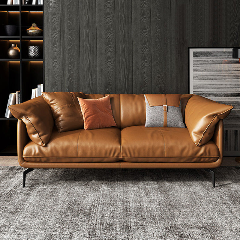 Cushions Sofa 35.43" D x 33.46" H Tuxedo Arm Sofa for Living Room
