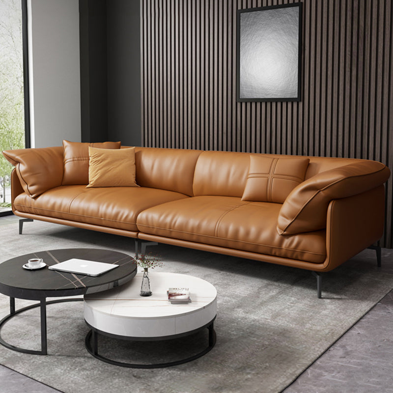 Cushions Sofa 35.43" D x 33.46" H Tuxedo Arm Sofa for Living Room