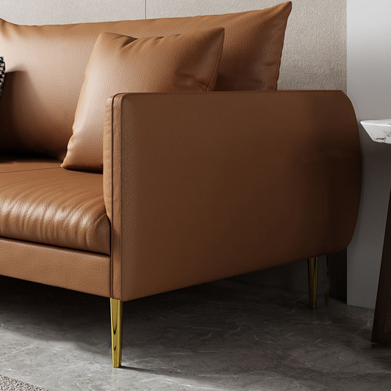 Cushions Sofa 102.36" W x 32.67" D x 33.46" H Square Arm Sofa for Living Room