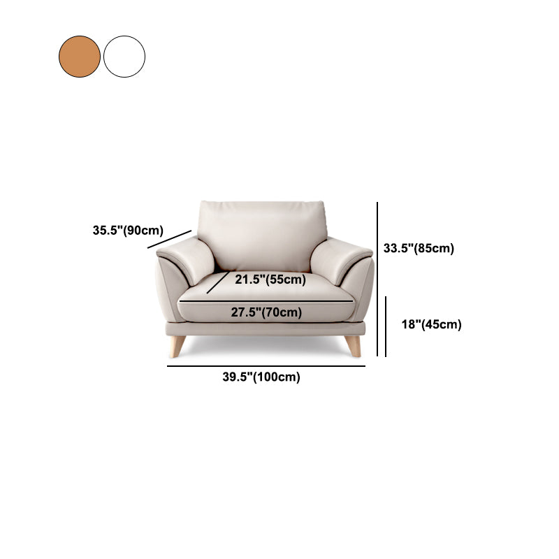 Cushions Sofa 35.43" D x 33.46" H Pillow Top Arm Sofa for Living Room