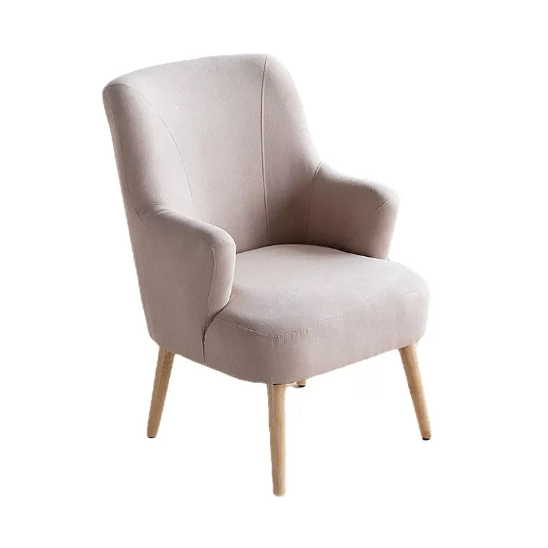 25.19"Wide x 35.82"High Recessed Arms Chair with Tight Back and Basic Four Legs