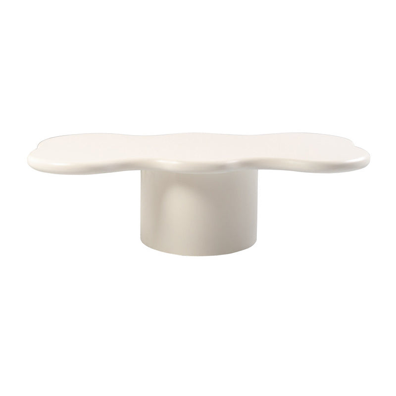 Geometric Coffee Table 1 Single Cocktail Table with 1/2 Pedestal
