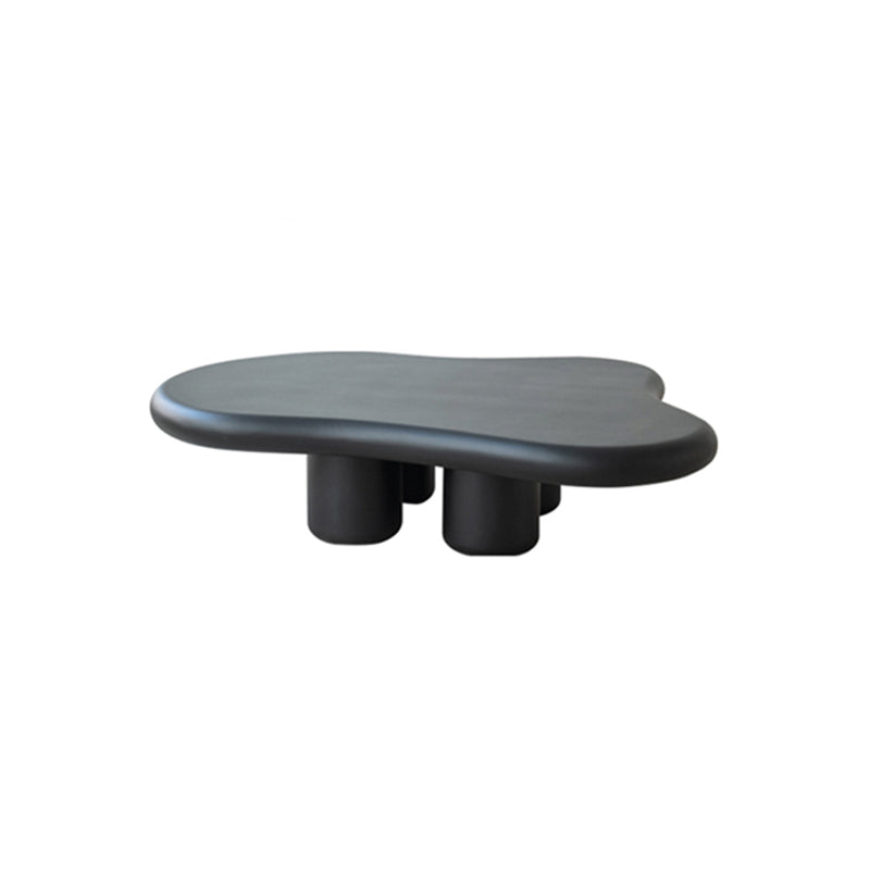 Scandinavian 4 Legs Coffee Table Solid Wood Geometric Cocktail Table