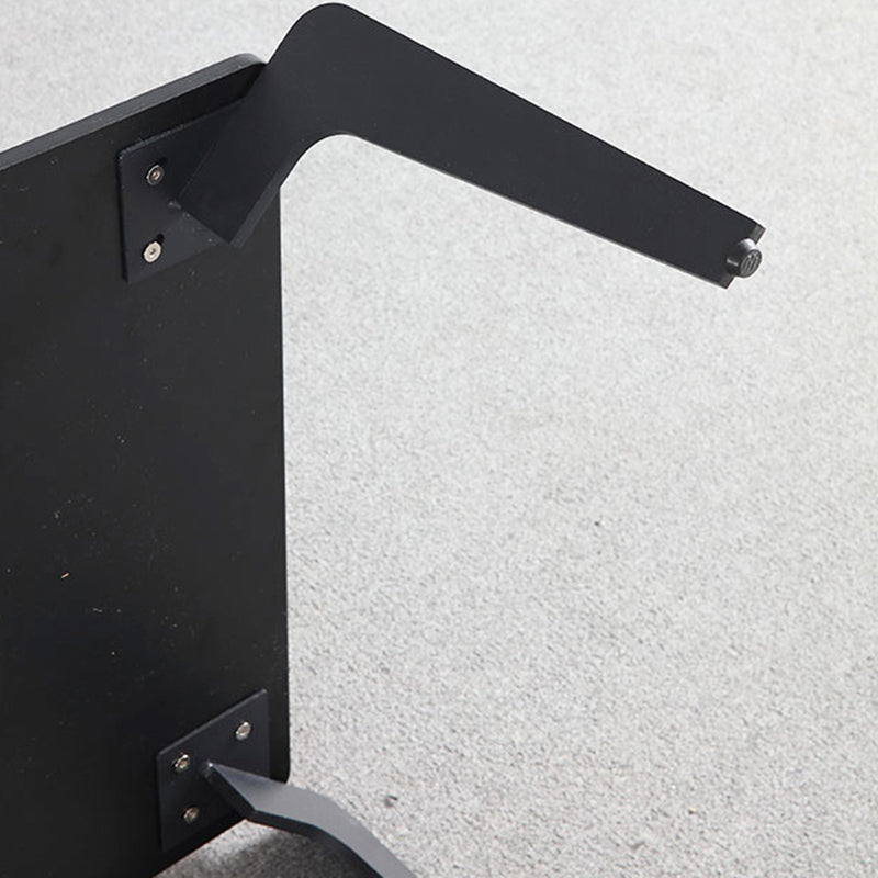 13.7"Tall 4 Legs Grey Rectangular/Round Slate Top Coffee Table