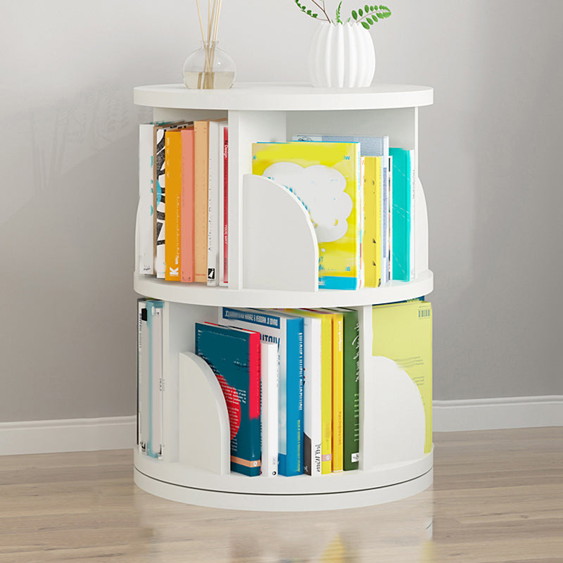 Rotatable Bookcase Contemporary Style Bookshelf for Home Office Study Room