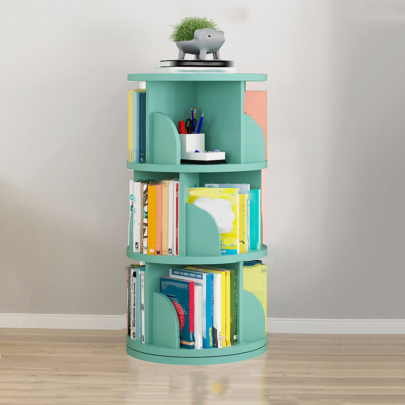 Rotatable Bookcase Contemporary Style Bookshelf for Home Office Study Room
