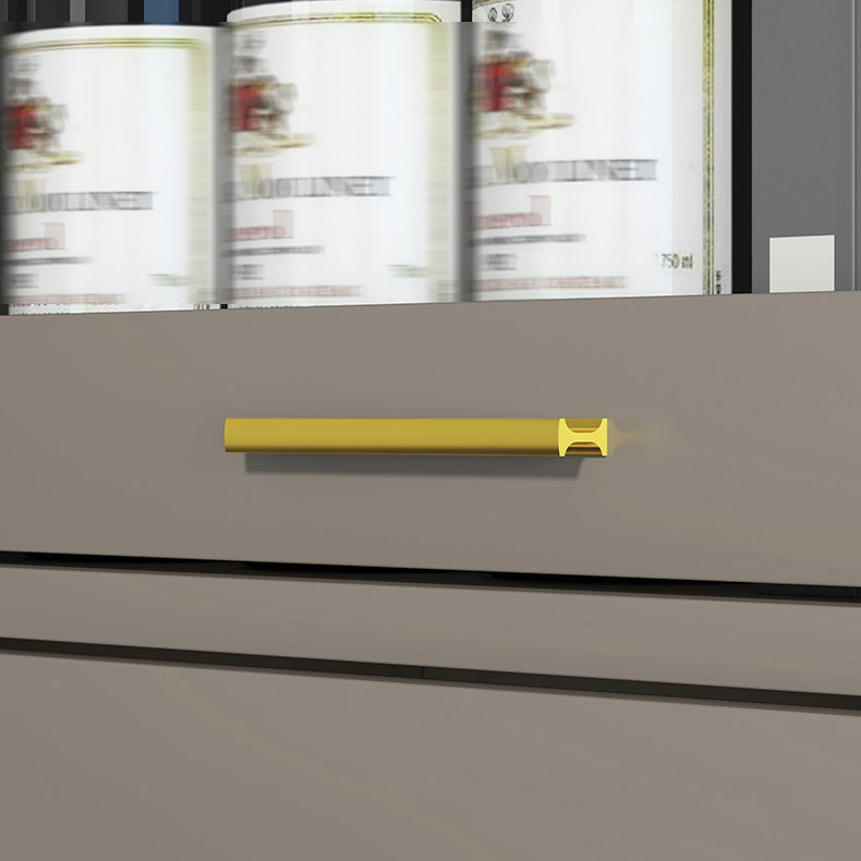 Modern Style Bookshelf Closed Back Shelf Bookcase with Doors for Office Home