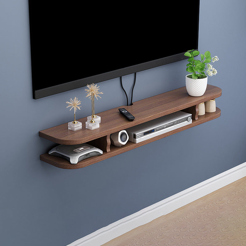 Scandinavian TV Media Stand Floating Engineered Wood TV Console