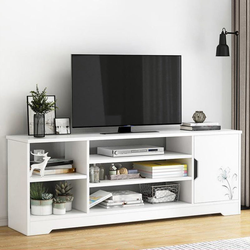 Scandinavian TV Media Stand Engineered Wood TV Stand Console