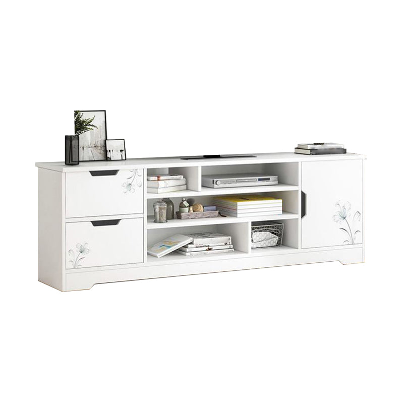 Scandinavian TV Media Stand Engineered Wood TV Stand Console