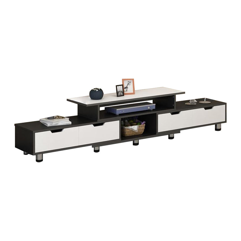 Scandinavian TV Media Stand Engineered Wood TV Stand Console